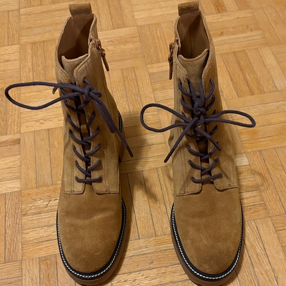 Tory Burch Shoes - Tory Burch  Lace-Up Boots NWOT